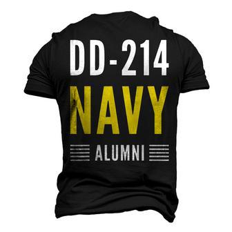 Dd214 Navy Alumni Veteran Day Retired Vintage Military Men's 3D T-Shirt Back Print | Mazezy