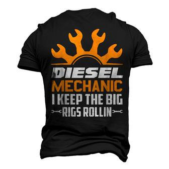 Diesel Mechanics Fuel Turbo Men's 3D T-Shirt Back Print