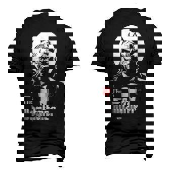 The Dogfather Pitbull Pitbull Dog Dad Best Dog Daddy Ever Men's 3D T-Shirt Back Print | Mazezy