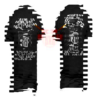 Drummer Dad Badass Drum Musical Band Father Men's 3D T-Shirt Back Print | Mazezy