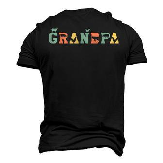 Farmer Grandpa Ranch Farming Life Agriculture Grandfather Men's 3D T-shirt Back Print - Seseable