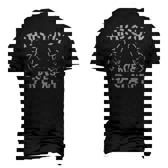 Fart Mens Guy Loves To Fart Sarcastic Jokes For Dad Men's 3D T-Shirt Back Print | Mazezy