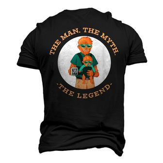 Fathers Day The Legend Cool Dad Men's 3D T-shirt Back Print - Seseable