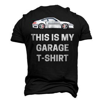 This Is My Garage Car Guy Racing Mechanic Men's 3D T-Shirt Back Print | Mazezy