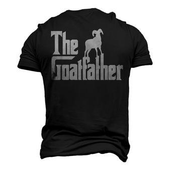 The Goatfather Goat Father Lover Animal Men's 3D T-Shirt Back Print | Mazezy