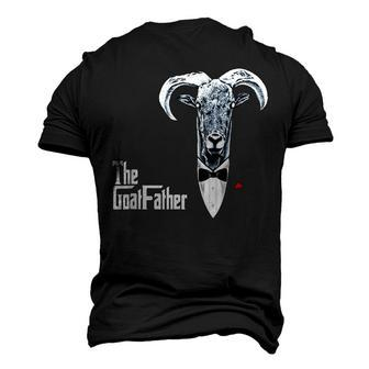 The Goatfather Goat Father Lovers Men's 3D T-Shirt Back Print | Mazezy