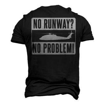 Helicopter Heli Pilot Aviation Military Men's 3D T-Shirt Back Print | Mazezy