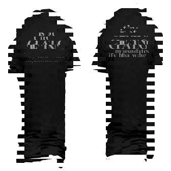 Its Not Cheating If My Husband Watches Men's 3D T-Shirt Back Print | Mazezy