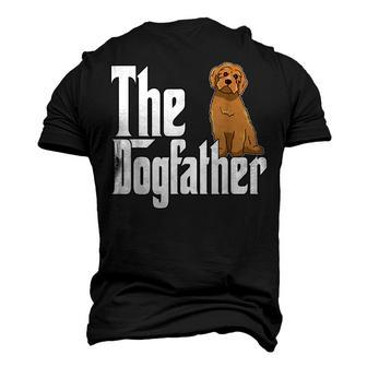 Labradoodle Dog Dad Dogfather Dogs Daddy Father Men's 3D T-Shirt Back Print | Mazezy