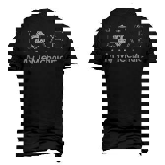 Love My Mechanic Mechanic Men's 3D T-Shirt Back Print | Mazezy