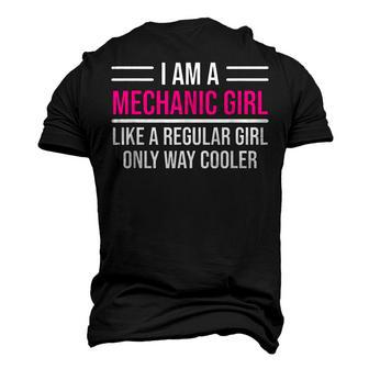 I Am A Mechanic Girl Female Mechanic Men's 3D T-Shirt Back Print | Mazezy