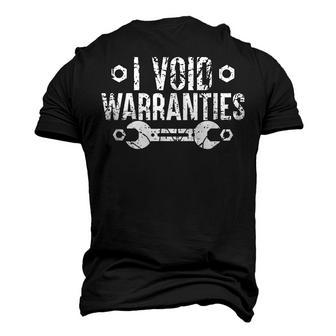 Mechanic I Void Warranties Men's 3D T-Shirt Back Print | Mazezy