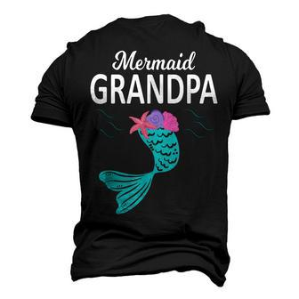 Mermaid Grandpa Merman Grandpa Matching Men's 3D T-Shirt Back Print | Mazezy
