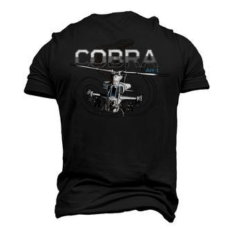 Military Helicopter Cobra Attack Helicopter Men's 3D T-Shirt Back Print | Mazezy