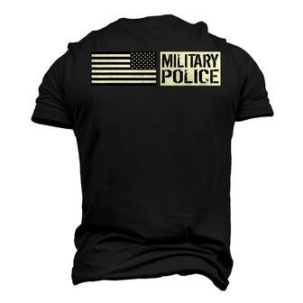 Military Police Flag America Mp Army Veteran Men's 3D T-Shirt Back Print | Mazezy
