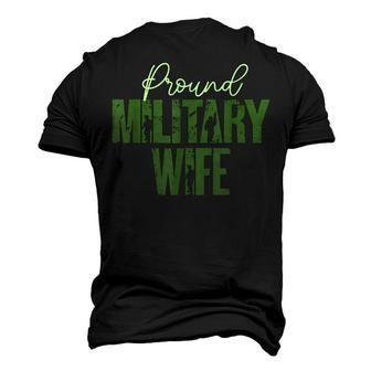 Military Wifey Army Wife Outfit Military Coming Home Men's 3D T-Shirt Back Print | Mazezy