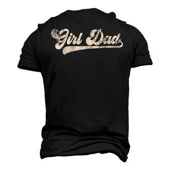 New Girl Dad Of Girls Daddy Fathers Day Men's 3D T-Shirt Back Print | Mazezy