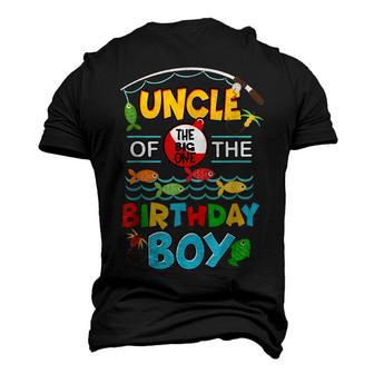 O Fish Ally One Birthday Outfit Uncle Of The Birthday Boy Men's 3D T-Shirt Back Print | Mazezy
