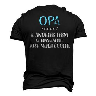 Opa Definition Grandpa Fathers Day Men's 3D T-Shirt Back Print | Mazezy CA