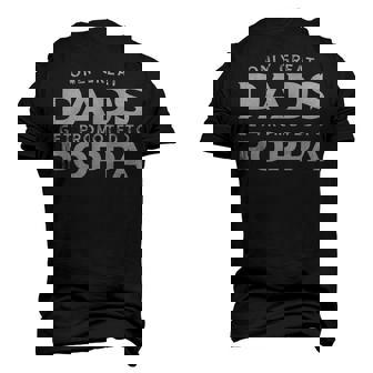 Poppa Only Great Dads Get Promoted To Poppa Men's 3D T-Shirt Back Print | Mazezy