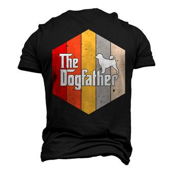 Portuguese Water Dog Retro Vintage Dog Father Men's 3D T-Shirt Back Print | Mazezy