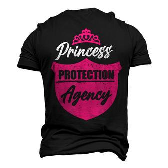 Princess Protection Agency For Fathers & Bachelorette Men's 3D T-Shirt Back Print | Mazezy