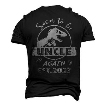Promoted To Uncle Again 2023 Soon To Be Uncle Again Men's 3D T-Shirt Back Print | Mazezy