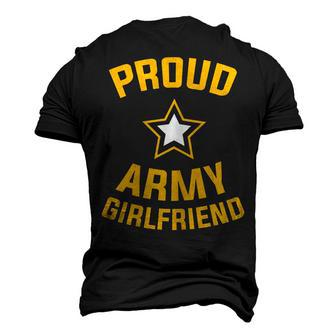 Proud Army Girlfriend Military Soldier Army Girlfriend Men's 3D T-Shirt Back Print | Mazezy