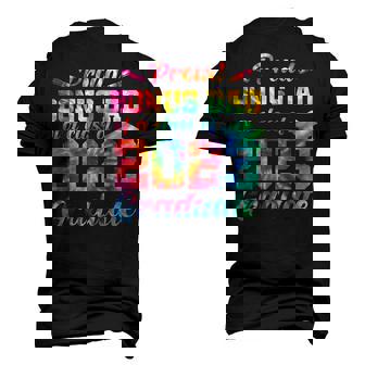 Proud Bonus Dad Of A Class Of 2023 Graduate Senior Tie Dye Men's 3D T-Shirt Back Print | Mazezy