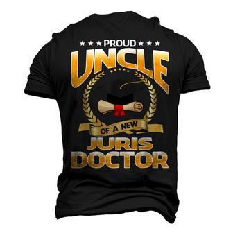 Proud Uncle Of A New Juris Doctor Men's 3D T-Shirt Back Print | Mazezy