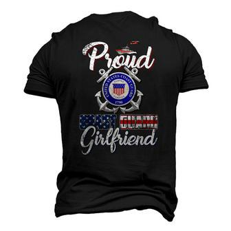 Proud Us Coast Guard Girlfriend Us Military Men's 3D T-Shirt Back Print | Mazezy