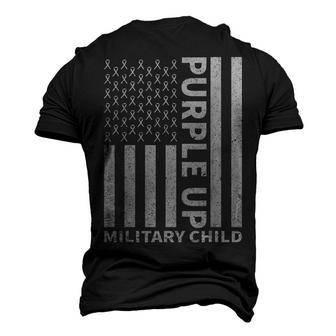 Purple Up For Military Child Military Kids Month Men's 3D T-Shirt Back Print | Mazezy