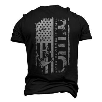 Red Friday Remember Everyone Deployed Veteran Us Flag Men's 3D T-Shirt Back Print | Mazezy