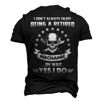 Retired Mechanic Retirement Men's 3D T-Shirt Back Print | Mazezy