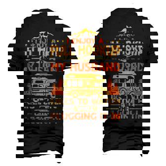 Rv Camper Enjoy Hookup My Husband Watches Camping Women Men's 3D T-Shirt Back Print | Mazezy