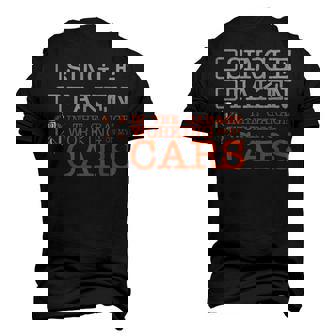 Single Taken In Garage Working Cars Mechanics Men's 3D T-Shirt Back Print
