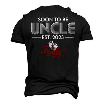 Soon To Be Uncle Again 2023 Gender Reveal Pregnancy Men's 3D T-Shirt Back Print | Mazezy