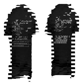 Spooling Please Wait Slogan Mechanic Lag Men's 3D T-Shirt Back Print | Mazezy