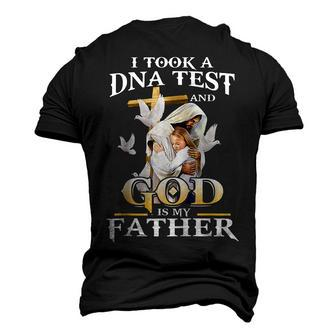 I Took Dna Test And God Is My Father Christian Fathers Day Men's 3D T-Shirt Back Print | Mazezy