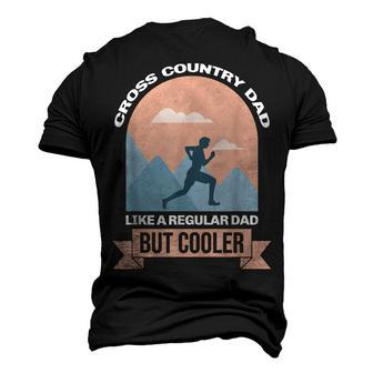 Trail Running Father Ultra Trail Runner Cross Country Dad Men's 3D T-Shirt Back Print | Mazezy