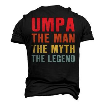Umpa The Man Myth Legend Grandpa Life Fathers Day Men's 3D T-shirt Back Print - Seseable