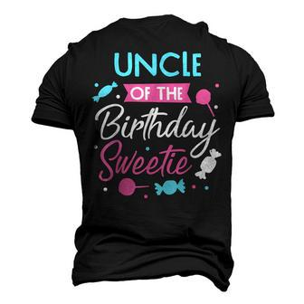 Uncle Of The Birthday Sweetie Candy Tito Bday Party Tio Men's 3D T-Shirt Back Print | Mazezy