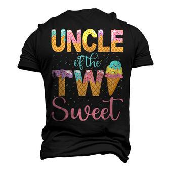 Uncle Of The Two Sweet Birthday Girl Ice Cream 2Nd Men's 3D T-Shirt Back Print | Mazezy