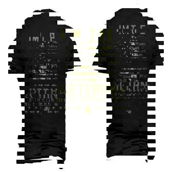 Im The Veteran And The Veterans Wife Veterans Day Military Men's 3D T-Shirt Back Print | Mazezy
