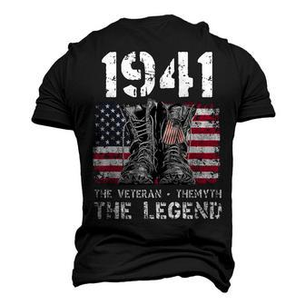 Vintage 1941 Man Myth Legend 80Th Birthday Dad Grandpa Men's 3D T-Shirt Back Print | Mazezy