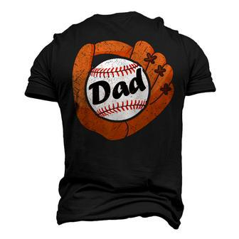 Vintage Baseball Dad Baseball Fans Sport Lovers Men Men's 3D T-Shirt Back Print | Mazezy
