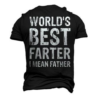 Worlds Best Farter I Mean Father Graphic Novelty Men's 3D T-Shirt Back Print | Mazezy