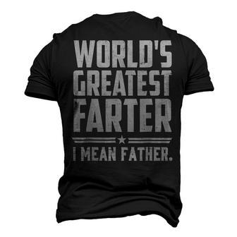 Worlds Greatest Farter Fathers Day Dad Mens Men's 3D T-Shirt Back Print | Mazezy