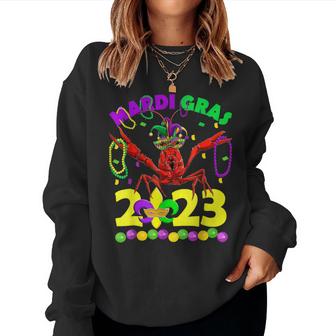 Mardi Gras 2023 Crawfish Outfit For Kids Girl Boy Men Women  Women Crewneck Graphic Sweatshirt