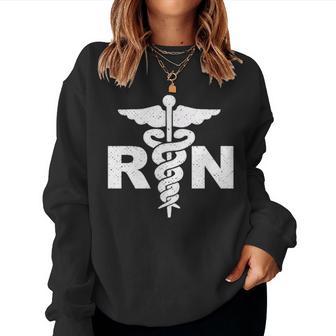 Nurses Day  Registered Nurse Medical Nursing Rn  Women Crewneck Graphic Sweatshirt